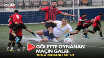 GÖLETTE OYNANAN MAÇIN GALİBİ TUZLA ORHANLI SK OLDU: 1-2