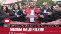 CHP İSTANBUL GENÇLİK KOLLARI'NDAN MESEM PROJESİNE SERT TEPKİ: ''ÇOCUK İŞÇİLİĞİNİ KURUMSALLAŞTIRIYORLAR''