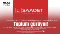 SAADET PARTİSİ TUZLA İLÇE TEŞKİLATI KADIN KOLLARI'NDAN BASIN AÇIKLAMASI