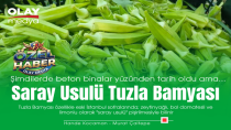 SARAY USULÜ PİŞİRİLEN TUZLA BAMYASI TARİHE KARIŞIYOR