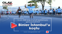 BİNLER İSTANBUL’U KOŞTU